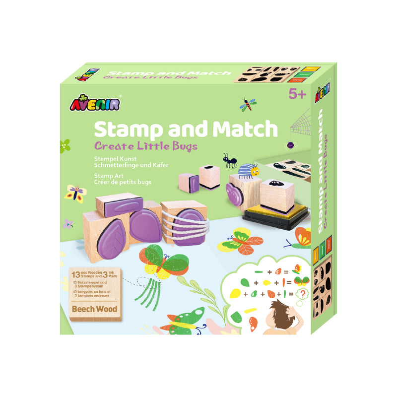STAMP AND MATCH - CREAR PEQUEÑOS INSECTOS