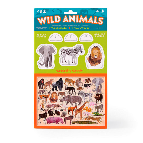POP OUT AND PLAY SET WILD ANIMALS